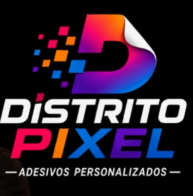 Logo Distrito Pixel - Adesivos Personalizados